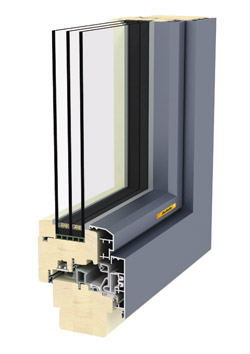 Gaulhofer Softline Fusionline Aluminum Clad Windows